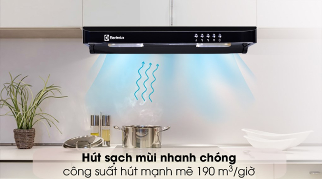 Hướng dẫn sử dụng máy hút mùi Electrolux bền, tiết kiệm điện