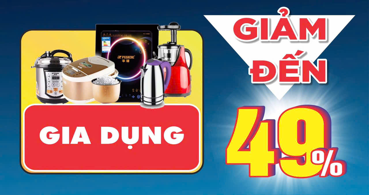 Gia Dụng giảm đến 49%
