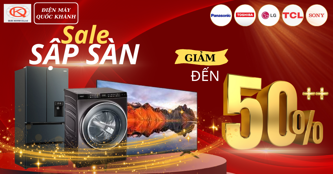 Sale sập sàn Tivi-Tủ Lạnh-Máy Giặt