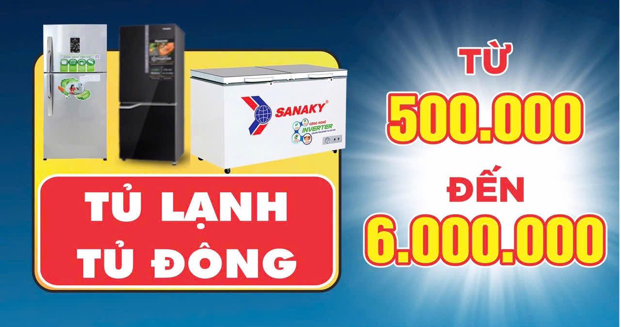 Sale sập sàn Tủ Lạnh-Tủ Đông