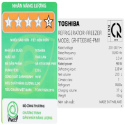 Tủ lạnh Toshiba Inverter 233 lít GR-RT303WE-PMV
