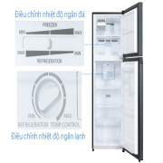 Tủ lạnh Toshiba Inverter 233 lít GR-RT303WE-PMV