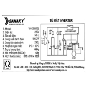 Tủ mát Sanaky Inverter 290 lít VH358K3L