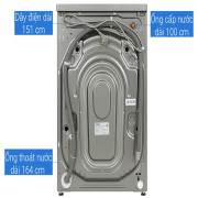Máy giặt sấy Toshiba Inverter TWD-BM115GF4V(SK)