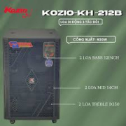 Loa kéo Kozio 3 Tấc KH-212B