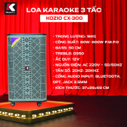 Loa kéo 3 tấc KOZIO CX-300