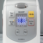Nồi cơm điện tử Sharp KS-COM08V-SL 0.72 lít