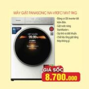 Máy giặt Panasonic 9 kg NA-V90FC1WVT
