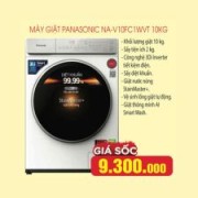 Máy giặt sấy Panasonic Inverter 10 Kg NA-V10FC1WVT