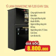 Tủ lạnh Panasonic Inverter 326 lít NR-TL351GVKV