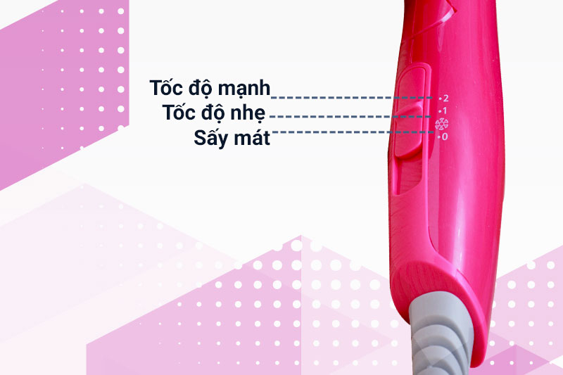 M&aacute;y sấy t&oacute;c Bluestone HDB-1825W