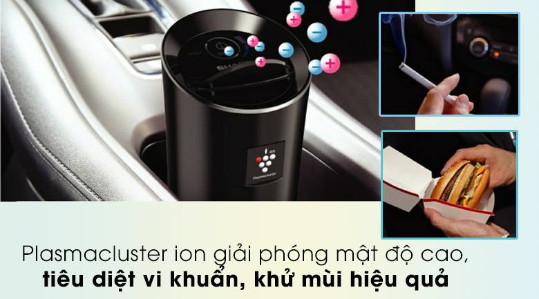 M&aacute;y lọc kh&ocirc;ng kh&iacute; Sharp IG-GC2E đen - Giải ph&oacute;ng Plasmacluster ion mật độ cao