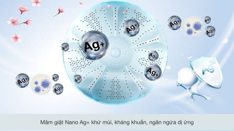 M&aacute;y giặt Aqua 10.5 kg AQW-FW105AT N