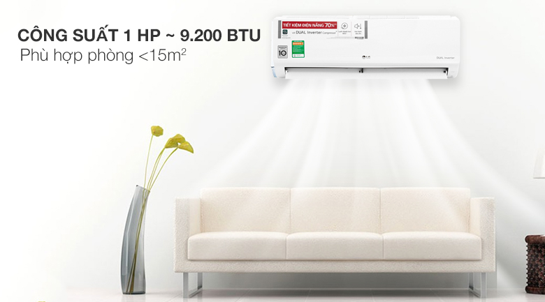 M&aacute;y lạnh LG Inverter 1 HP V10ENW