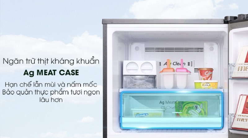 Ngăn trữ thịt kh&aacute;ng khuẩn Ag Meat Case - Tủ lạnh Panasonic Inverter 366 l&iacute;t NR-BL389PKVN