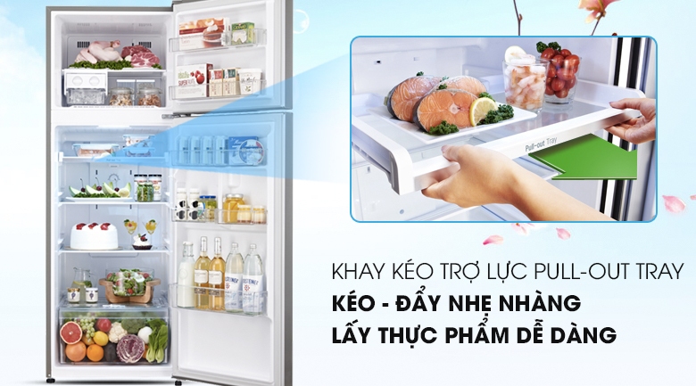 Khay kệ thiết kế linh hoạt - Tủ lạnh LG Inverter 315 l&iacute;t GR-L333BS